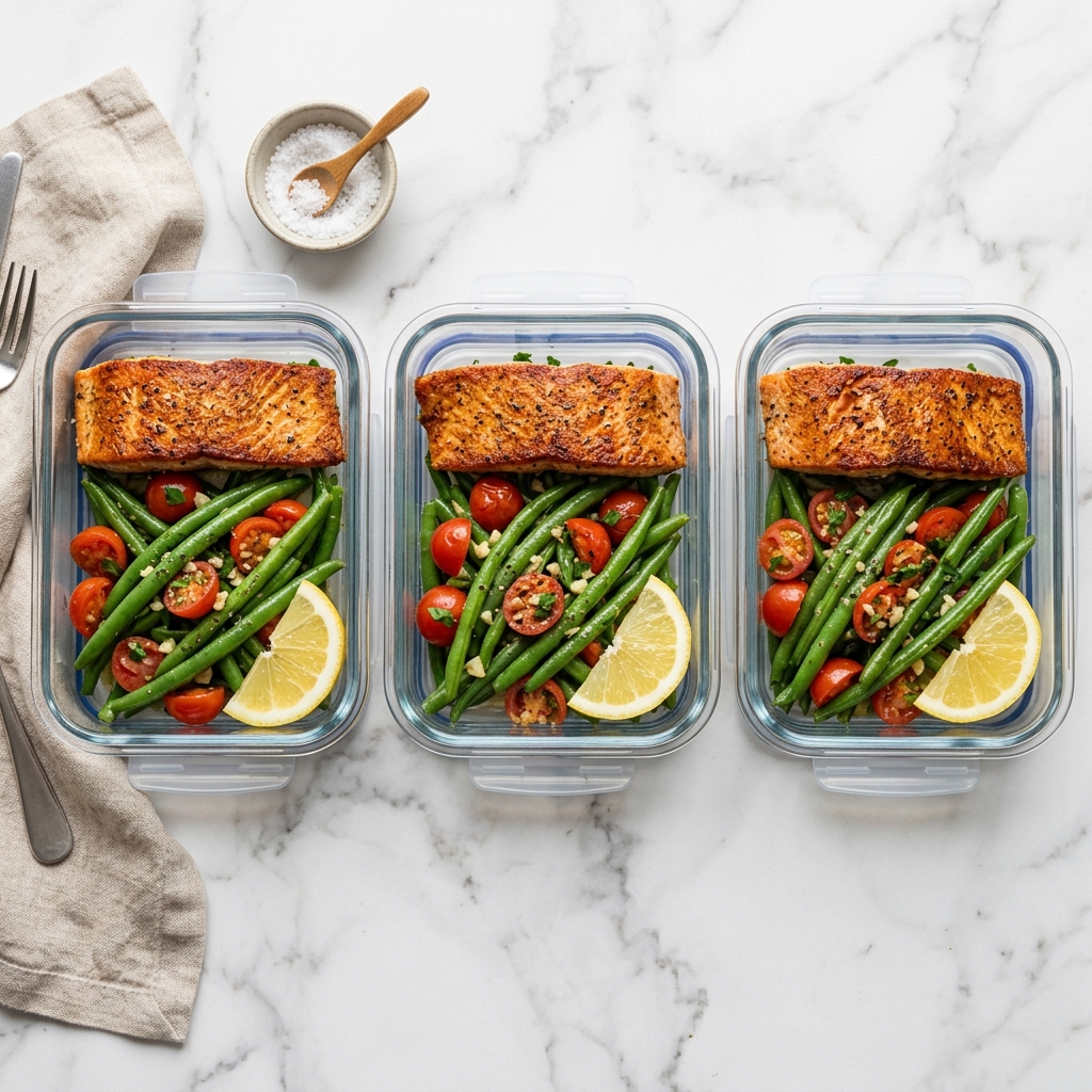 Airfryer Salmon Meal Prep
