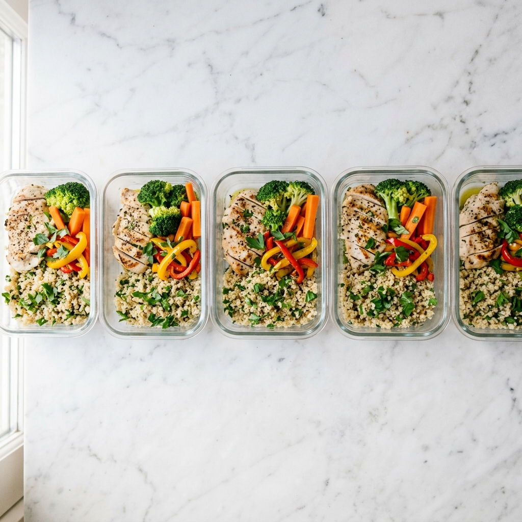 Thermomix Chicken Meal Prep Bowl